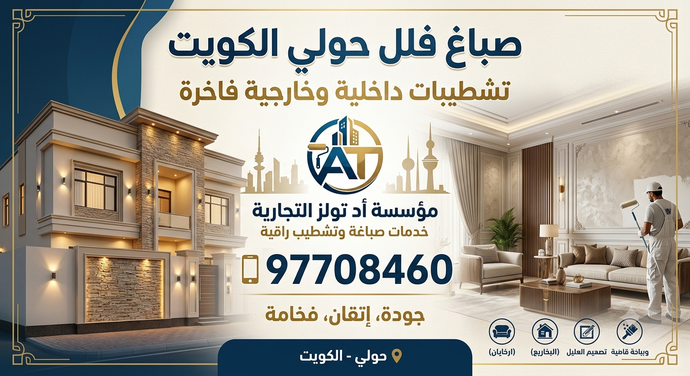 Read more about the article صباغ فلل حولي الكويت 97708460— تشطيبات داخلية وخارجية فاخرة
