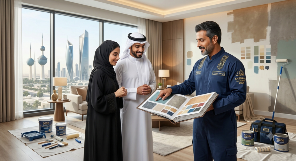 الفرق بين الدهانات الداخلية والخارجية في الكويت — أيهما تختار؟ مؤسسة أد تولز التجارية بالكويت ستوضح الفرق 96597708460 3 الفرق بين الدهانات الداخلية والخارجية