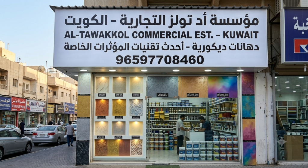 معالجة تشققات الجدران في الكويت قبل الدهان — الطريقة الصحيحة مؤسسة أد تولز التجارية بالكويت96597708460 