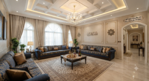 Read more about the article دهانات مجالس وصالات الفروانية الكويت 97708460— ديكور راقٍ بأسعار مناسبة